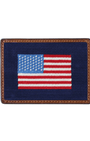 Smathers & Branson Wallets DARK NAVY / NONE American Flag Card Wallet