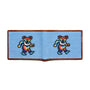 Smathers & Branson Wallets LIGHT BLUE Dancing Bears Tie Dye Wallet (Light Blue)