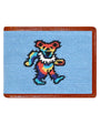 Smathers & Branson Wallets LIGHT BLUE Dancing Bears Tie Dye Wallet (Light Blue)