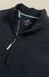 Southern Tide 1/4 Zip Avondale Performance Jacket in Caviar Black