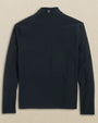 Southern Tide 1/4 Zip Avondale Performance Jacket in Caviar Black