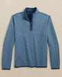 Southern Tide 1/4 Zip Oak Island Reversible Quarter Zip