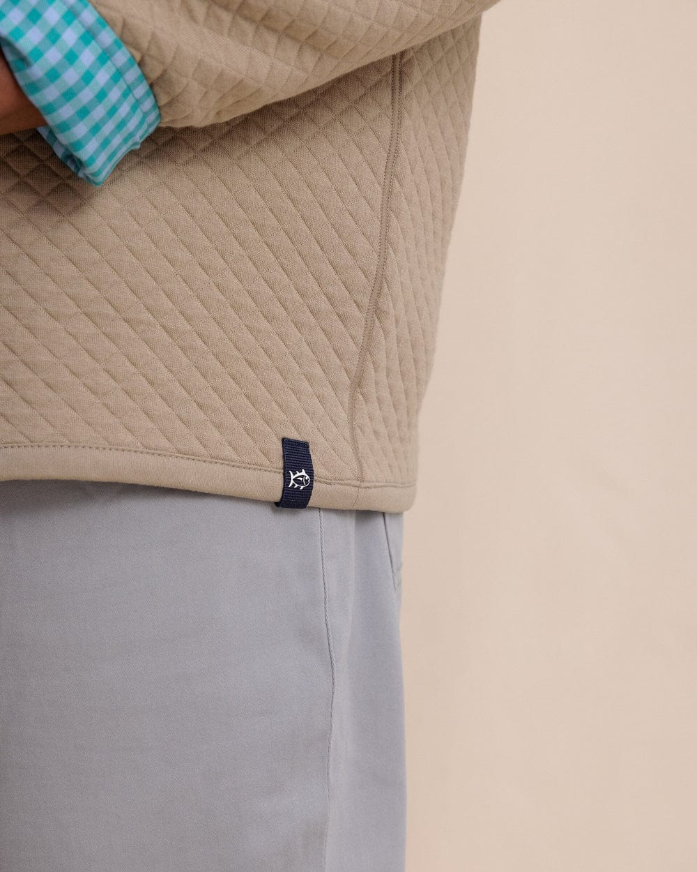 Southern Tide 1/4 Zip Oak Island Reversible Quarter Zip