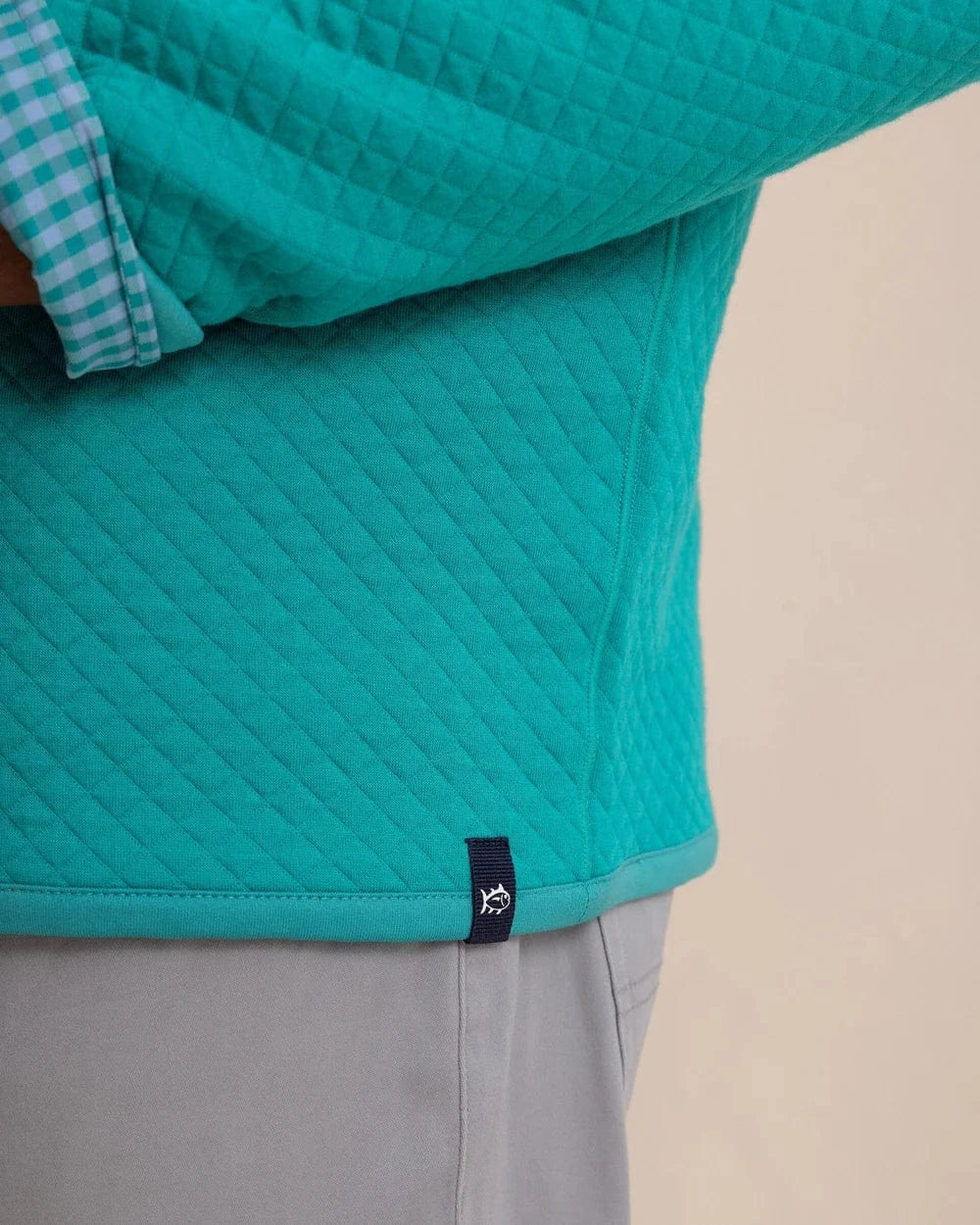 Southern Tide 1/4 Zip Oak Island Reversible Quarter Zip