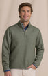 Southern Tide 1/4 Zip Quilted Heather Reversible Quarter Snap
