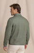 Southern Tide 1/4 Zip Quilted Heather Reversible Quarter Snap