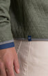 Southern Tide 1/4 Zip Quilted Heather Reversible Quarter Snap