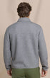 Southern Tide 1/4 Zip Quilted Heather Reversible Quarter Snap