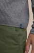 Southern Tide 1/4 Zip Quilted Heather Reversible Quarter Snap
