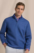 Southern Tide 1/4 Zip Quilted Heather Reversible Quarter Snap