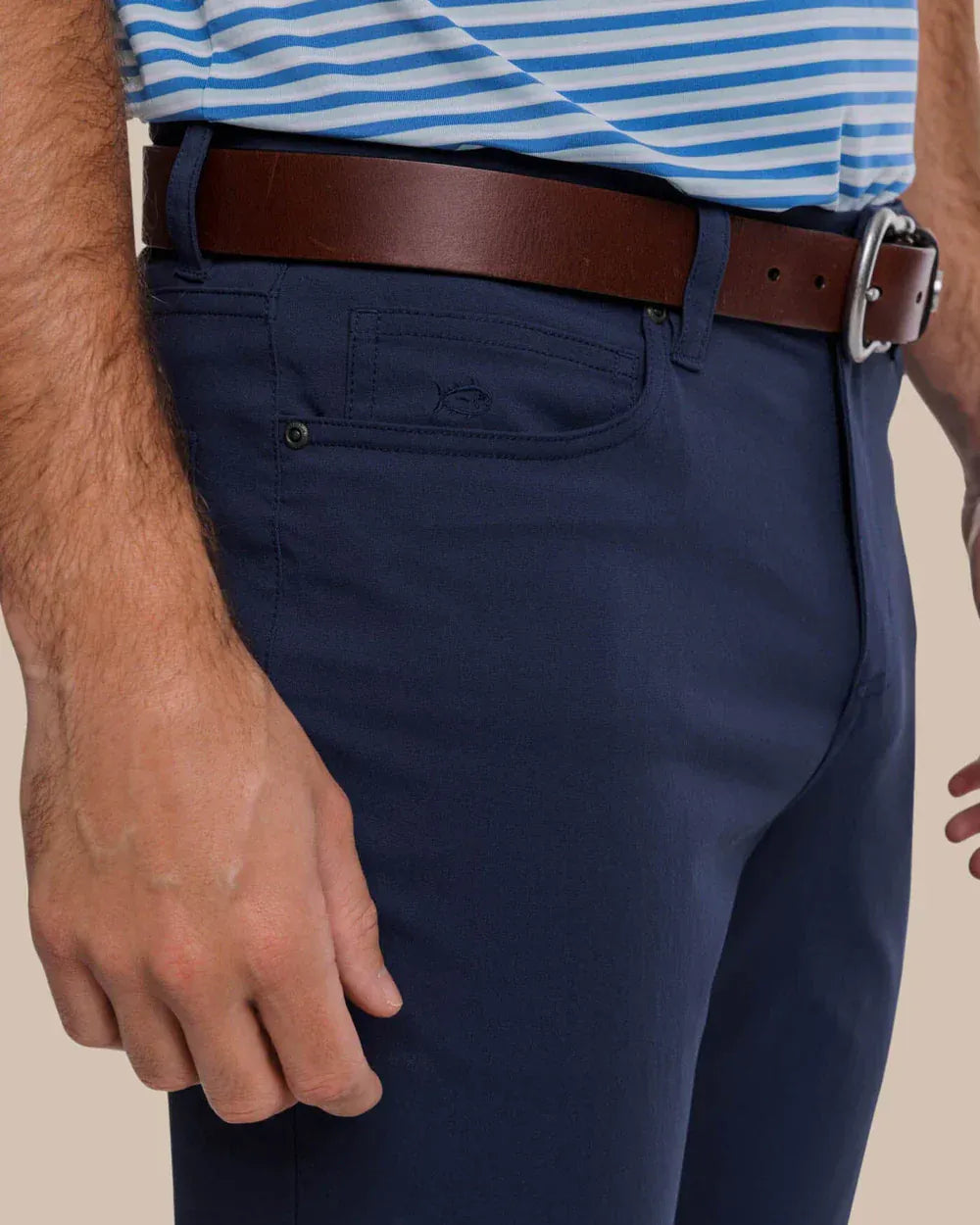 Southern Tide 5-Pockets Intercoastal Performance Pant in True Navy