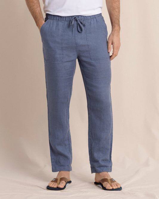 Southern Tide 5-Pockets Summer Bay Linen Pant - Light Indigo