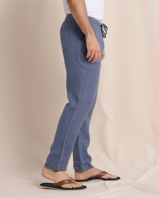 Southern Tide 5-Pockets Summer Bay Linen Pant - Light Indigo