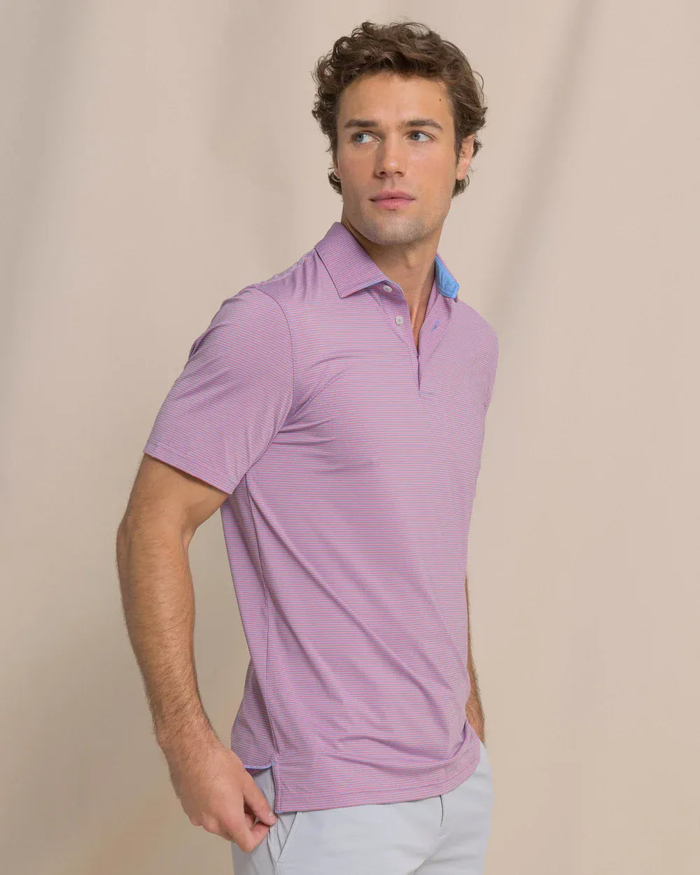 Southern Tide Coastal Breeze® Meadowbrook Stripe Performance Polo