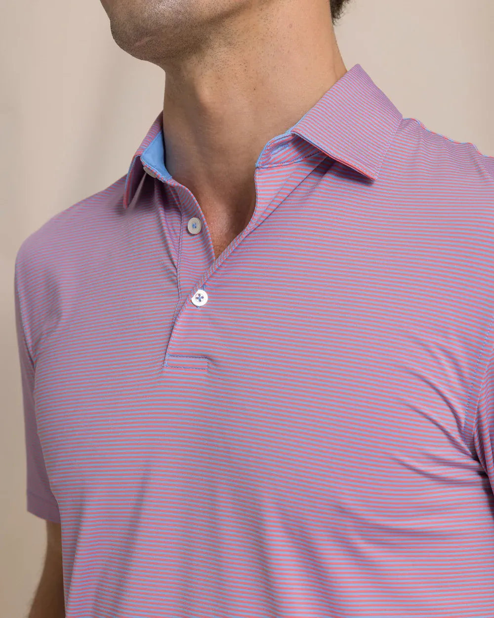 Southern Tide Coastal Breeze® Meadowbrook Stripe Performance Polo