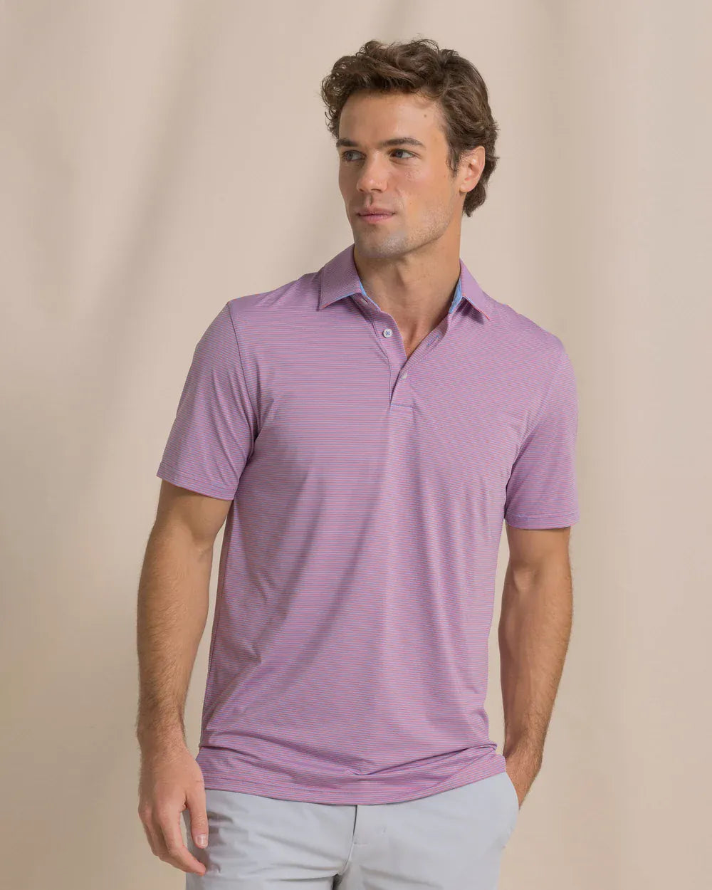 Southern Tide Coastal Breeze® Meadowbrook Stripe Performance Polo