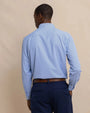 Southern Tide Dress Shirts Bengal Stripe brrr Intercoastal Sport Shirt - Cobalt Blue