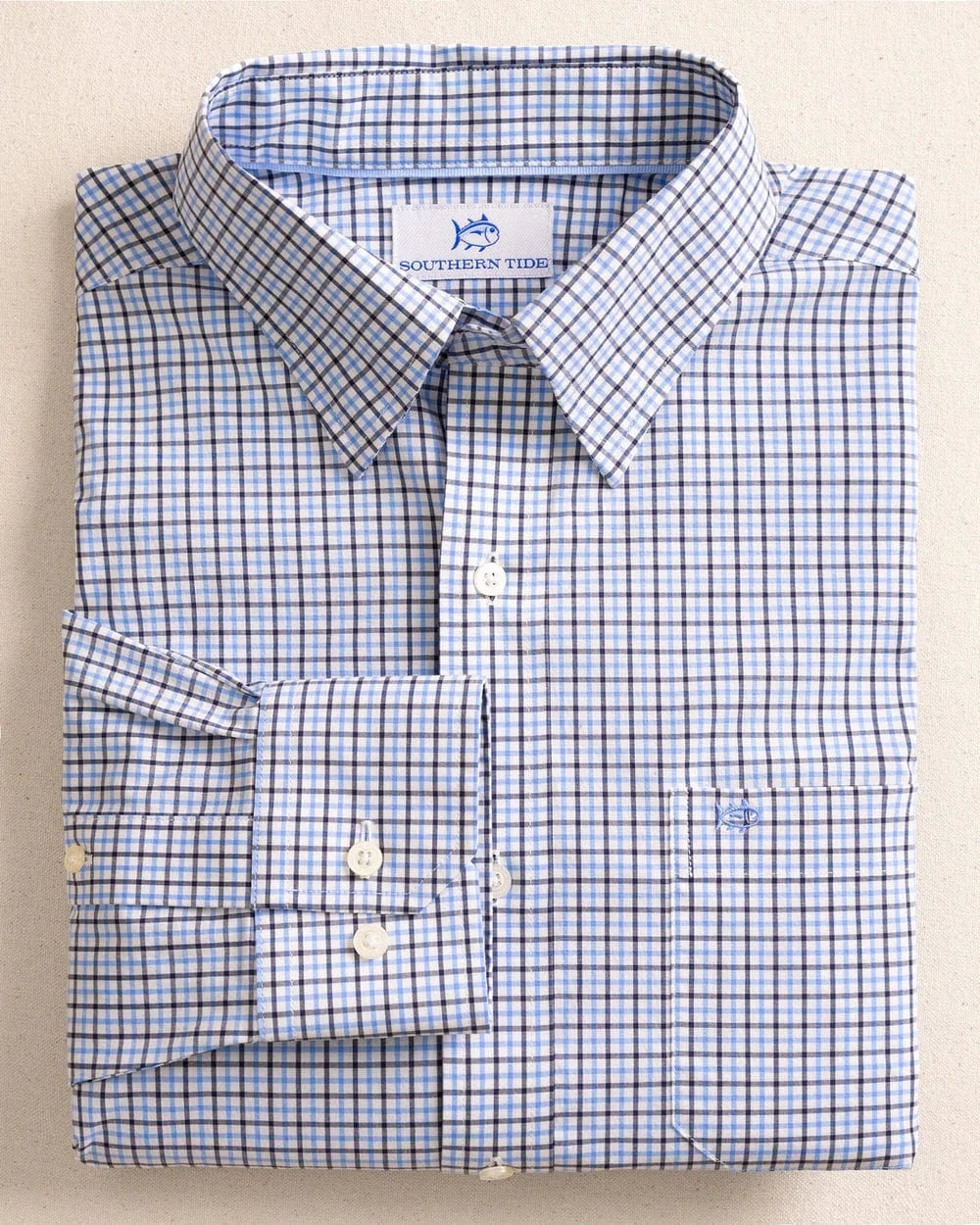 Southern Tide Dress Shirts Charleston Summerton Plaid Sport Shirt