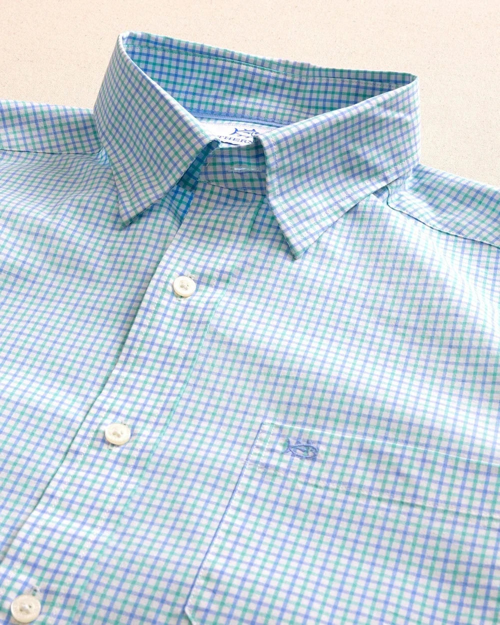 Southern Tide Dress Shirts Charleston Summerton Plaid Sport Shirt