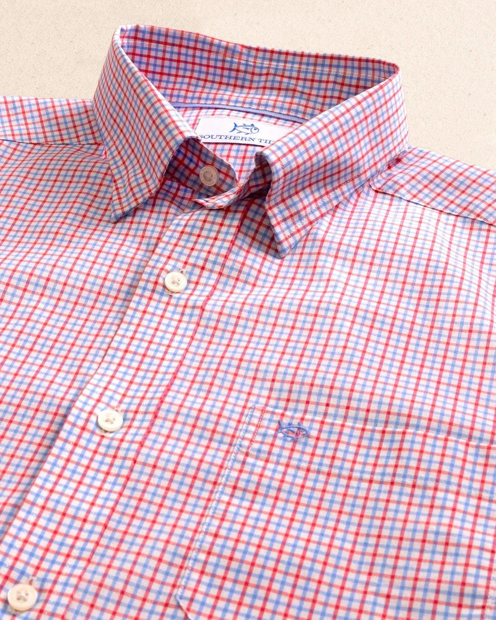 Southern Tide Dress Shirts Charleston Summerton Plaid Sport Shirt