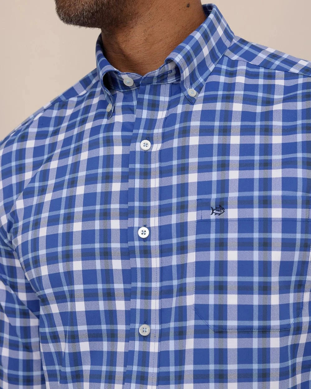 Southern Tide Dress Shirts River Ridge Plaid brrr° Intercoastal Long Sleeve Sport Shirt