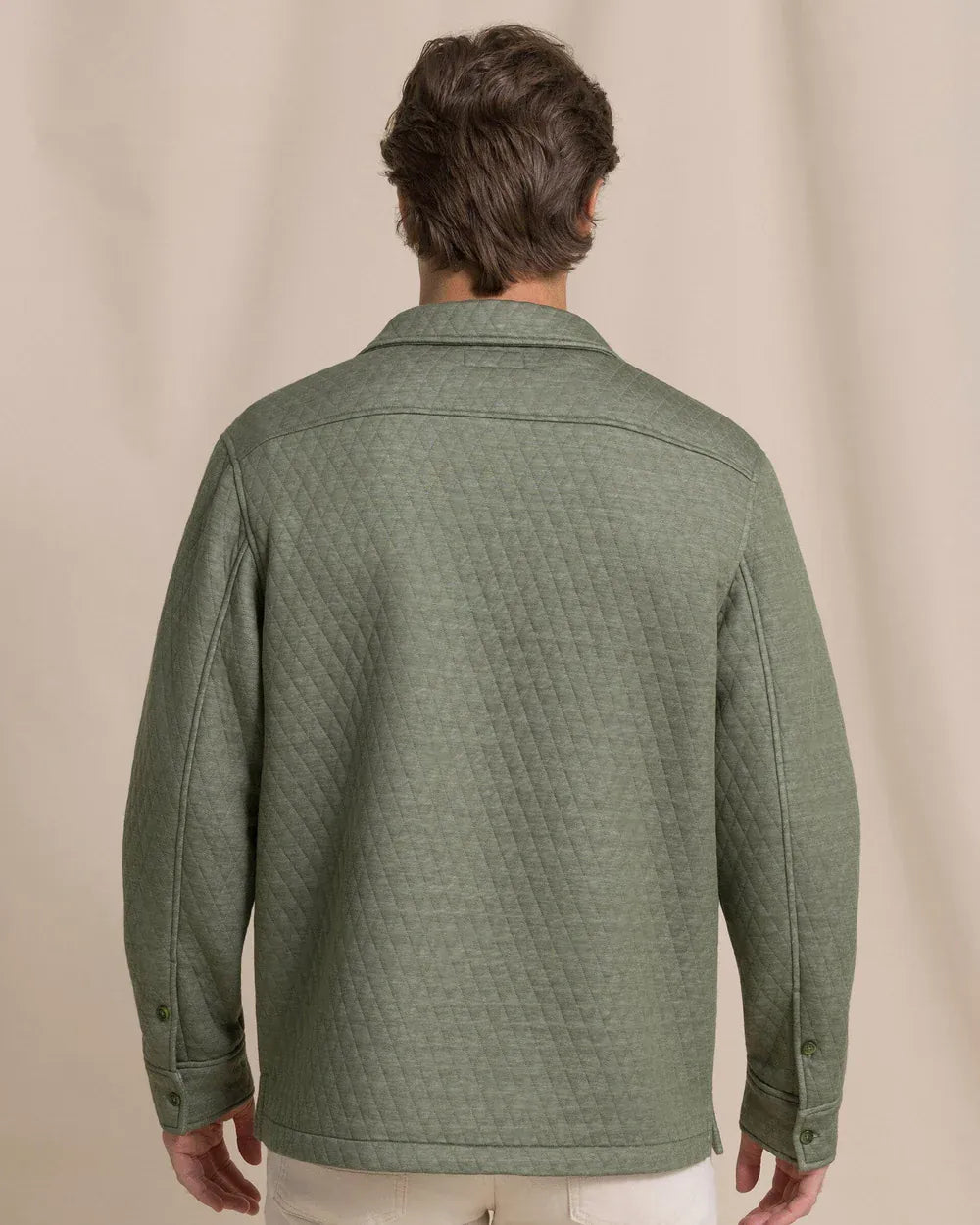Southern Tide Flannels & Overshirts Heather Quilted Knit Shacket