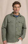 Southern Tide Flannels & Overshirts Heather Quilted Knit Shacket