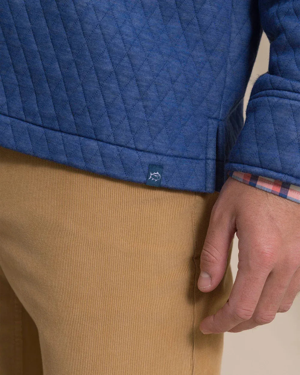Southern Tide Flannels & Overshirts Heather Quilted Knit Shacket