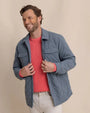 Southern Tide Jackets HARBOUR MIST / S Grafton Quilted Jacket
