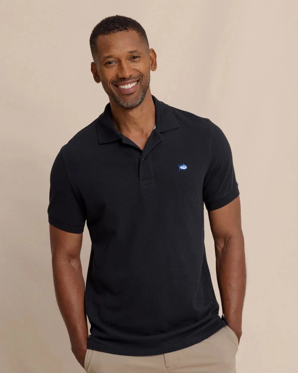 Southern Tide Polos BLACK / L Skipjack Polo Shirt