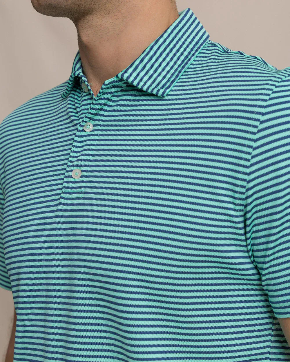 Southern Tide Polos Coastal Breeze® Oceanfront Stripe Polo in Gulf Shores