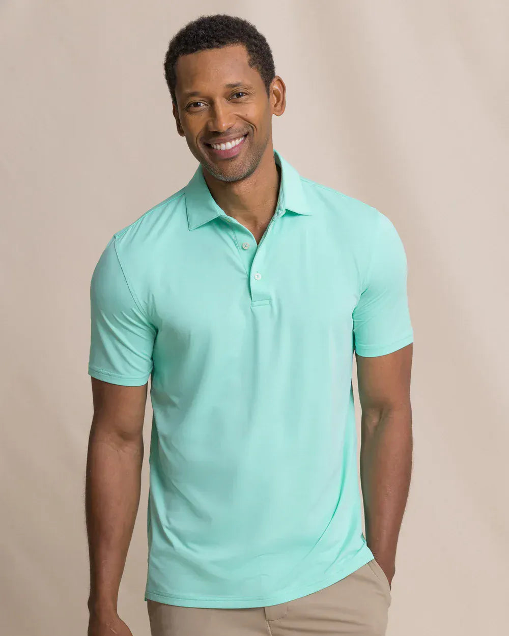 Southern Tide Polos Coastal Breeze® Performance Polo in Heather Gulf Shores