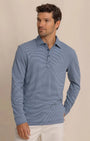 Southern Tide Polos DRESS BLUE / S Sandy Cay Long Sleeve Knit Polo