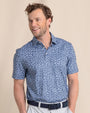 Southern Tide Polos Driver Blossom Bliss Polo - Light Indigo