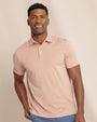 Southern Tide Polos Driver Caravel Stripe Polo - Peach Parfait