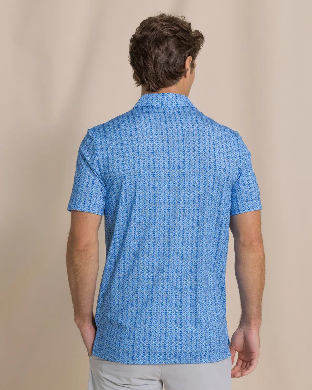 Southern Tide Polos Driver Fish Printed Polo