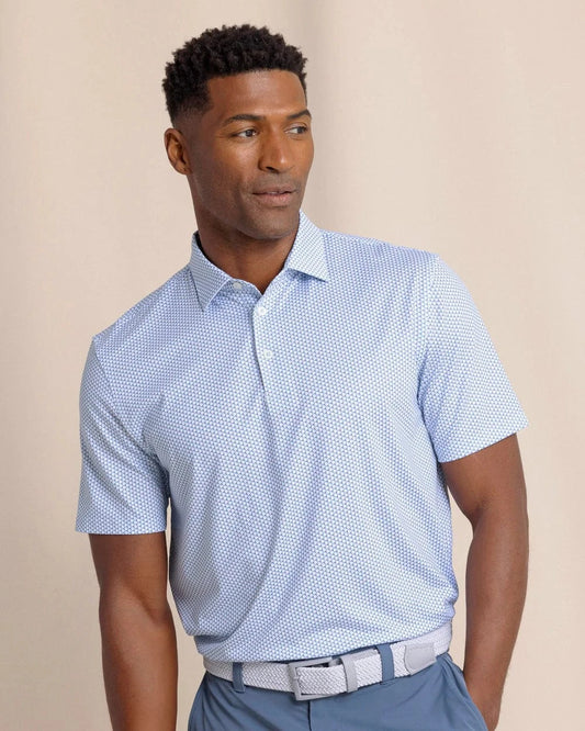 Southern Tide Polos Driver On The Ball Polo - Blue Lolite
