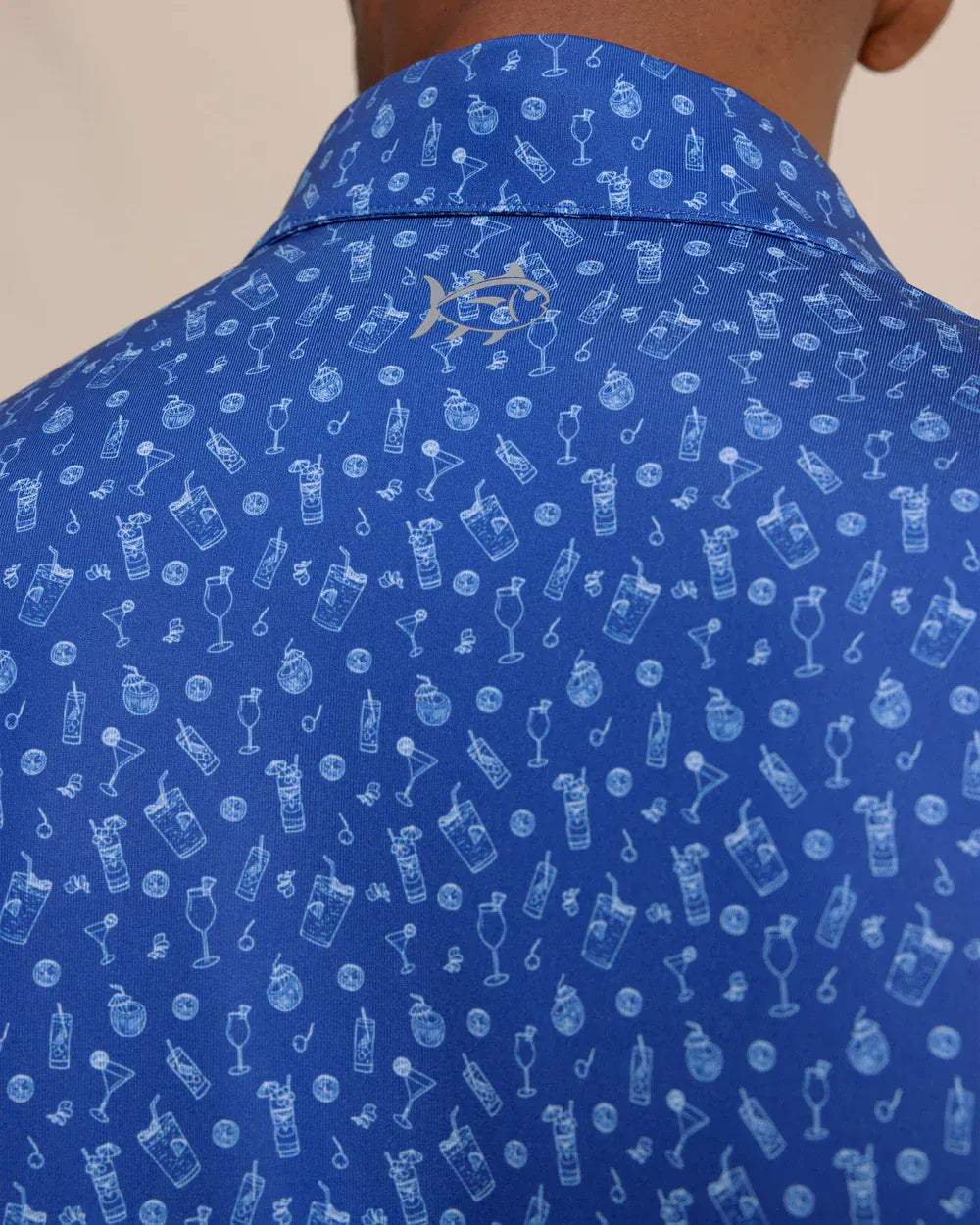 Southern Tide Polos Driver Pour Decisions Printed Polo