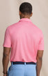 Southern Tide Polos Driver Seaside Geo Printed Polo in Sea Pink