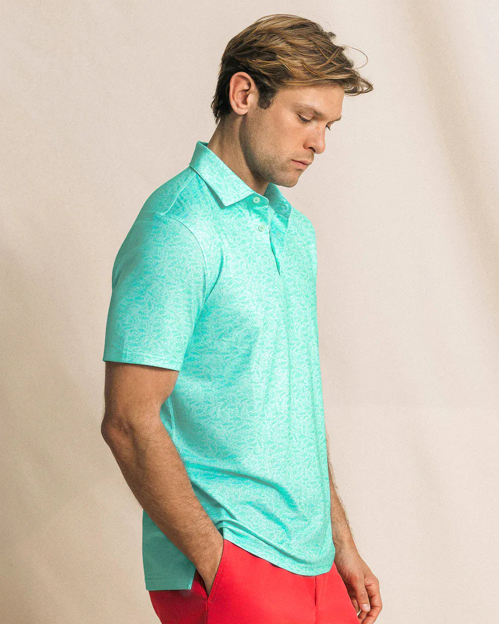 Southern Tide Polos Driver Seawatch Printed Polo