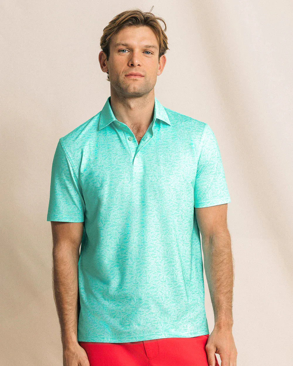 Southern Tide Polos Driver Seawatch Printed Polo