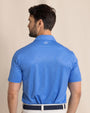 Southern Tide Polos Driver Snazzy Scales Printed Polo - Dazzling Blue