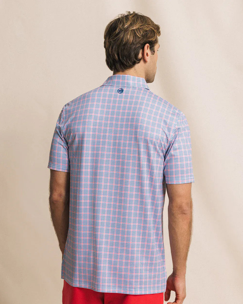 Southern Tide Polos Driver Surfside Retreat Plaid Polo