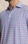Southern Tide Polos Driver Surfside Retreat Plaid Polo