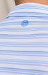 Southern Tide Polos Driver Wild Winds Stripe Polo in Heather Blue Stream