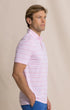 Southern Tide Polos Driver Wild Winds Stripe Polo in Heather Sea Pink