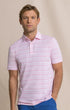Southern Tide Polos Driver Wild Winds Stripe Polo in Heather Sea Pink