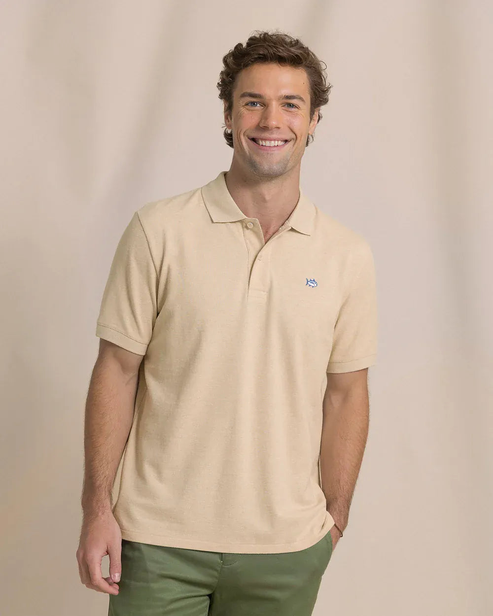 Southern Tide Polos Heather Skipjack Polo