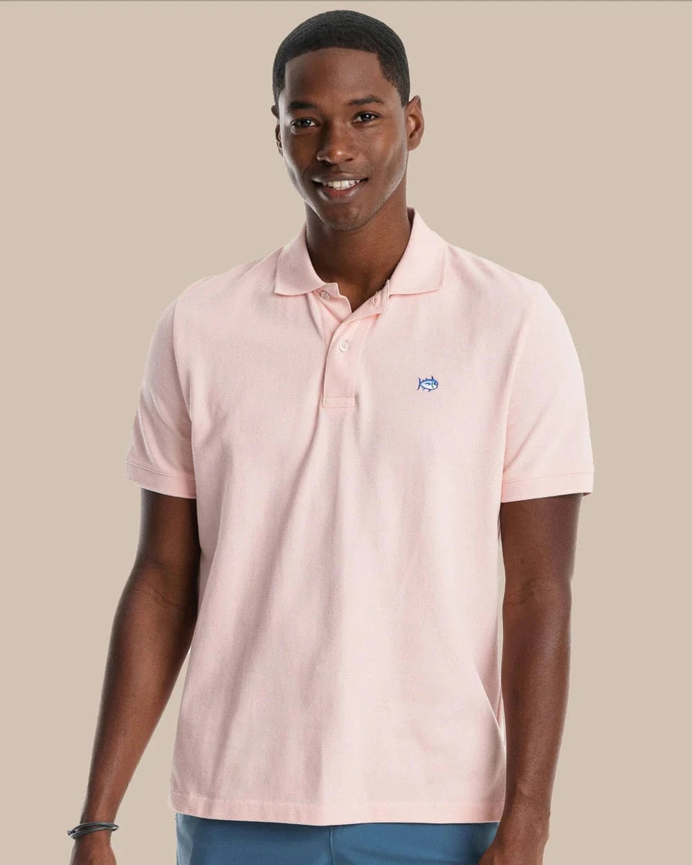 Southern Tide Polos LIGHT PINK / S Skipjack Polo Shirt
