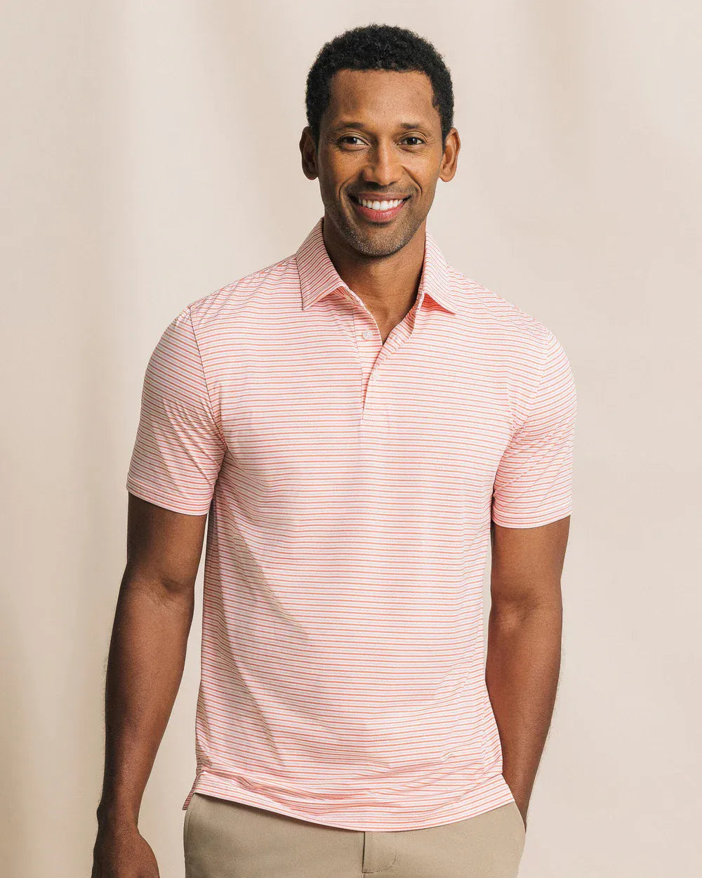 Southern Tide Polos Pelican Landing Stripe Performance Polo